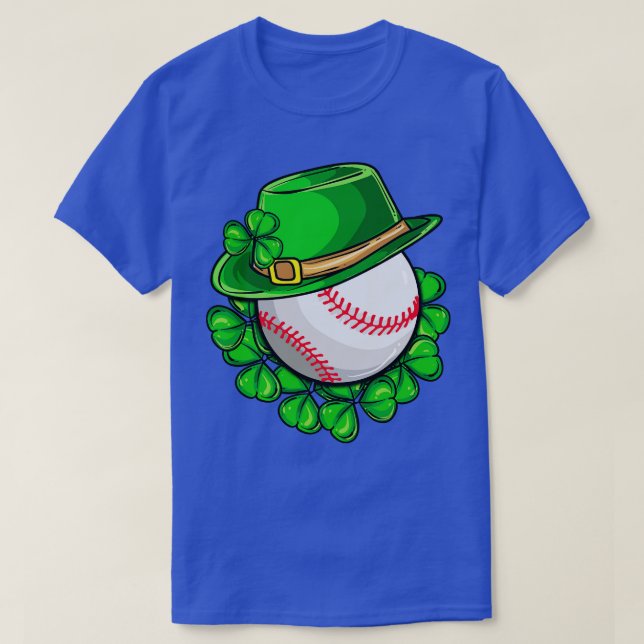 St Paticks Day Irish Baseball Lucky T-Shirt (Design Front)