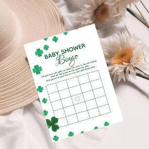 St patrick Baby shower bingo baby shower game