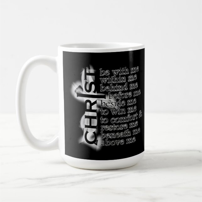 St Patrick Breastplate prayer Coffee Mug (Left)