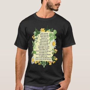 St Patrick Breastplate Prayer Patrick's Day Cathol T-Shirt