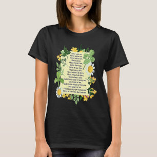 St Patrick Breastplate Prayer Patrick's Day Cathol T-Shirt