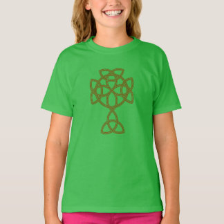St. Patrick Celtic Cross | Trinity Knot & Quote T-Shirt