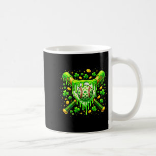 St Patrick Day Baseball Drip Ice Cream Baseball Ho Coffee Mug