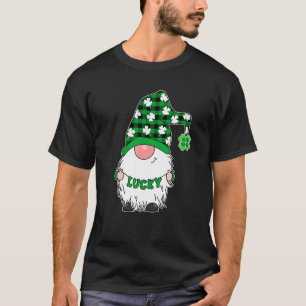 St Patrick Day Gnome Lucky Hat Patty Day Buffalo R T-Shirt