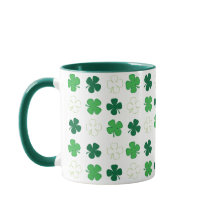 St. Patrick Day Irish Green Shamrocks Mug