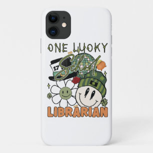St. Patrick Day Lucky Librarian iPhone 11 Case