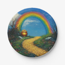 St. Patrick Day Rainbow & Pot of Gold Any Age