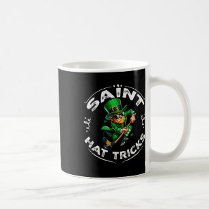 St Patrick Day Saint Hat Trick Funny Hockey Boy Ki Coffee Mug