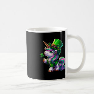 St Patrick Day Tees Irish Unicorn Girls Kids Women Coffee Mug