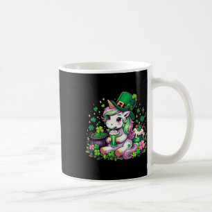 St Patrick Day Tees Irish Unicorn Girls Kids Women Coffee Mug