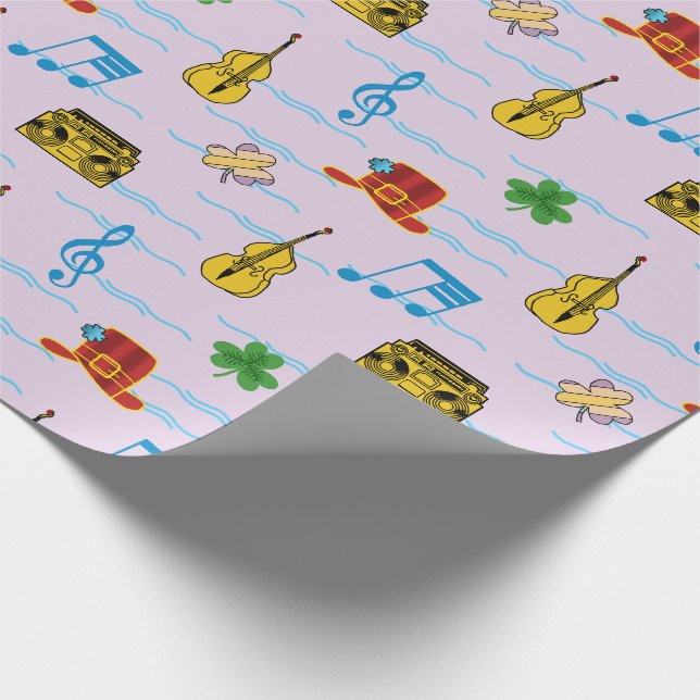 St. Patrick day Wrapping Paper (Corner)