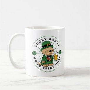 St. Patrick Days Labrador Leprechaun Lucky Paddy Coffee Mug