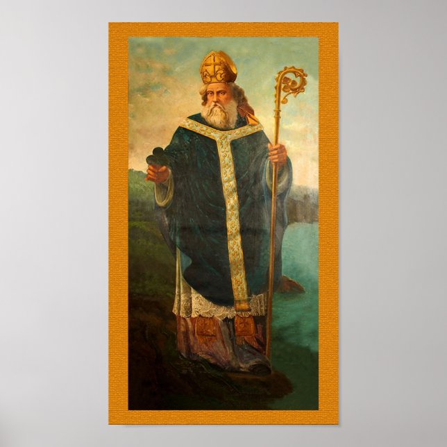 St. Patrick Devotional Image Poster (Front)