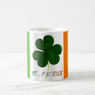 St. Patrick Irish Flag Shamrock Clover Ireland Mug