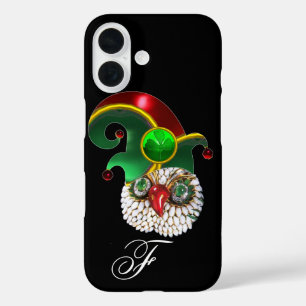 ST PATRICK JEWEL OWL AND  ELF HAT WITH SHAMROCK iPhone 16 CASE