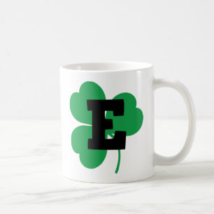 St Patrick Letter E Alphabet Coffee Mug