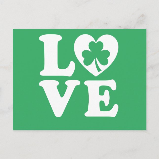 St Patrick Love  Postcard (Front)