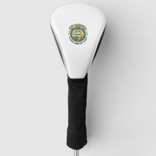 St Patrick Lucky Irish Cat Cute Cat T-Shirt Design Golf Head Cover