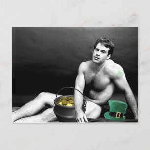 St. Patrick Man Postcard