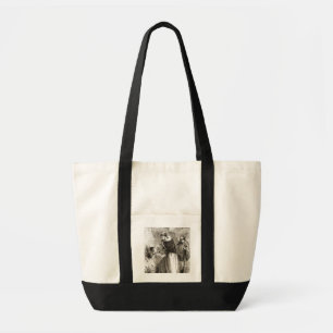 St. Patrick marking Connal's shield with the Cross Tote Bag