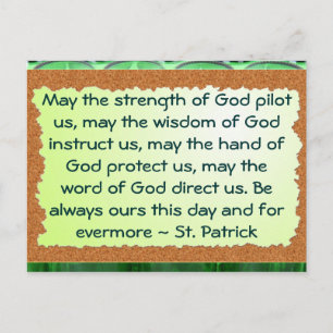 St Patrick postcard