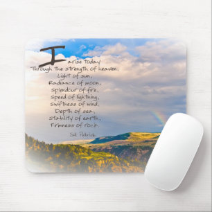 St Patrick Quote Mouse Pad