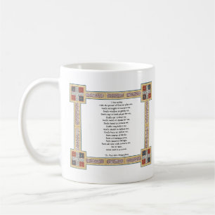 St. Patrick’s Breastplate Prayer with Celtic Kno Coffee Mug