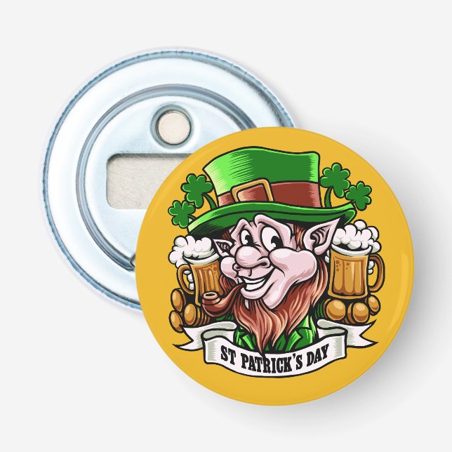 St. Patrick’s Day bottle opener (Front)