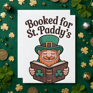 St Patrick’s Day Card Book Lover