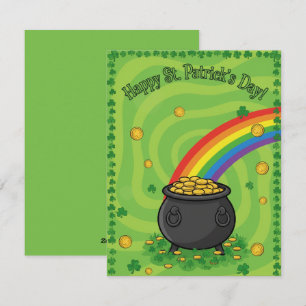 St Patrick’s Day Card Pot of Gold