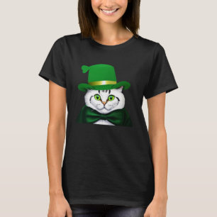St Patrick s Day Cat Cute St Paddys Dat Cat T-Shirt