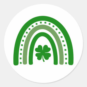 St. Patrick’s Day – Celebrate the Luck of the Iris Classic Round Sticker