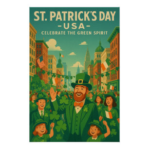 St. Patrick’s Day celebration in the United States Poster