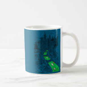 St patrick’s day chicago graphic river green irish coffee mug