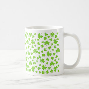 St. Patrick’s Day clover pattern Mug
