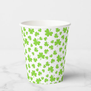 St. Patrick’s Day clover pattern Paper cup
