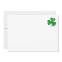 St. Patrick’s Day Envelopes – Lucky Shamrock Green