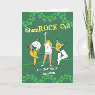 St. Patrick’s Day for Niece Shamrock On Card