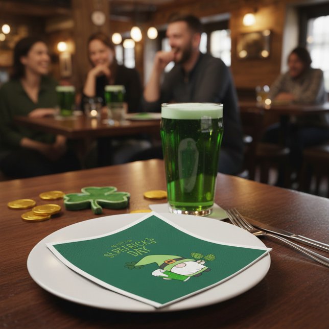 St. Patrick’s Day Gnome Napkins (Creator Uploaded)