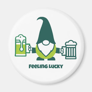 St. Patrick’s Day Gnome with Beer Mug Magnet