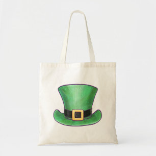 St Patrick’s Day Green Top Hat Tote Bag
