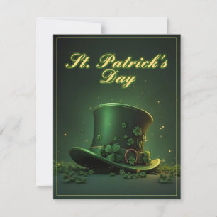 St. Patrick’s Day Hat and Shamrock Design