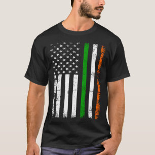 St Patrick s Day Ireland s Irish American Flag T-Shirt