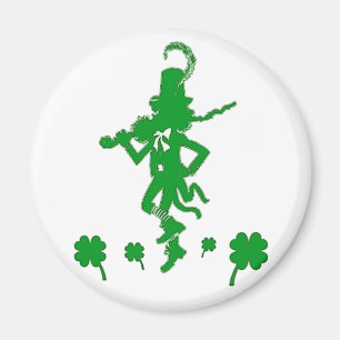 St. Patrick’s Day Leprechaun Shamrock Magnet