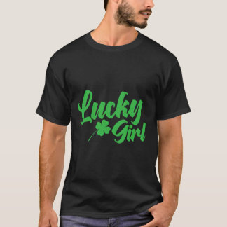 St. Patrick`s Day Lucky Girl  T-Shirt
