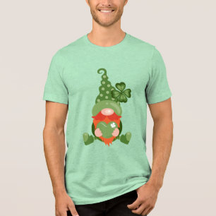 St. Patrick’s Day Lucky Gnome Tri-Blend Shirt