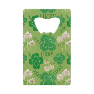 St Patrick’s Day lucky green Clover bottle opener