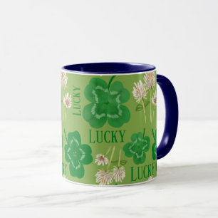 St Patrick’s Day Lucky green Clover Mug