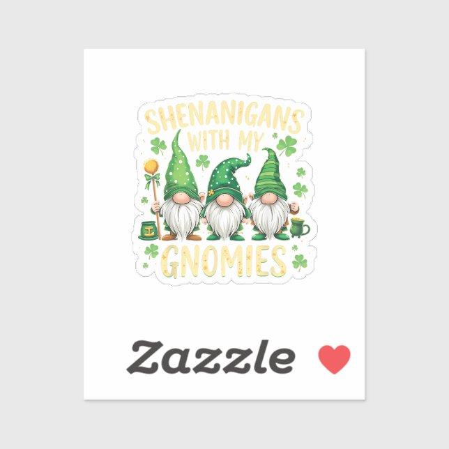 St Patrick’s Day Lucky Shamrock Gnome  (Sheet)