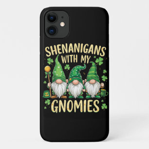 St Patrick’s Day Lucky Shamrock Gnome  iPhone 11 Case